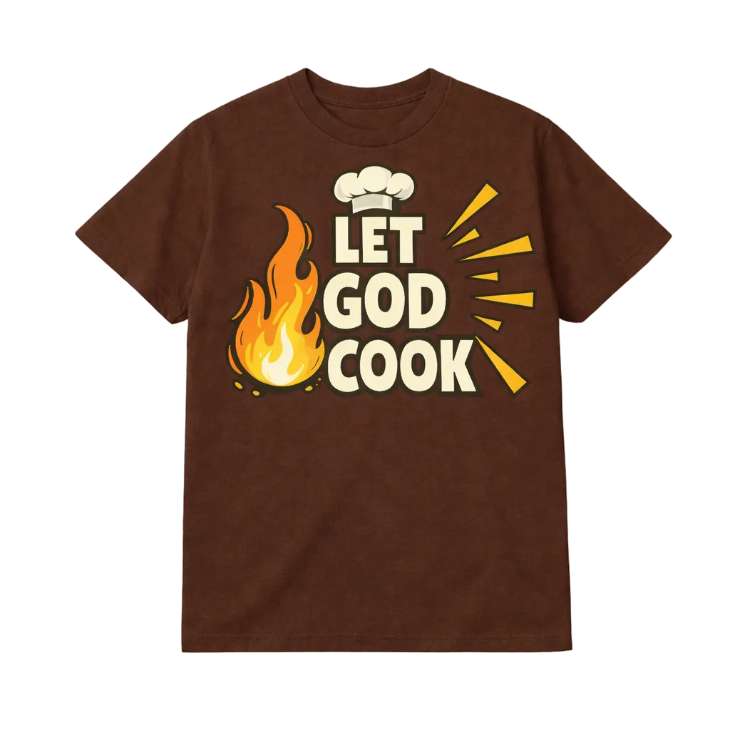 LET GOD COOK (Faith-Based Statement Shirt)